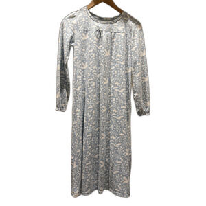 Mini Boden Blue Floral Nightgown 11-12